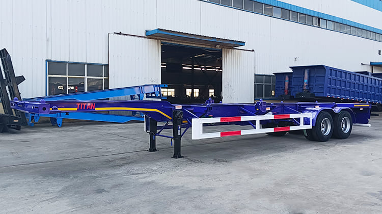 2 Axle Container Chassis Trailer for Sale in Sierra Leone