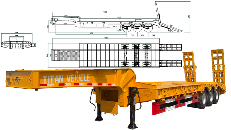 Step Drop Deck Trailer for Sale in Freetown Sierra Leone