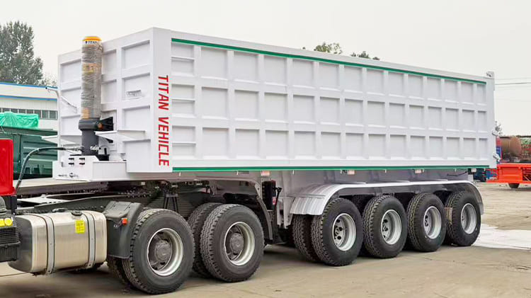 4 Axle End Dumper Trailers for Sale in Sierra Leone