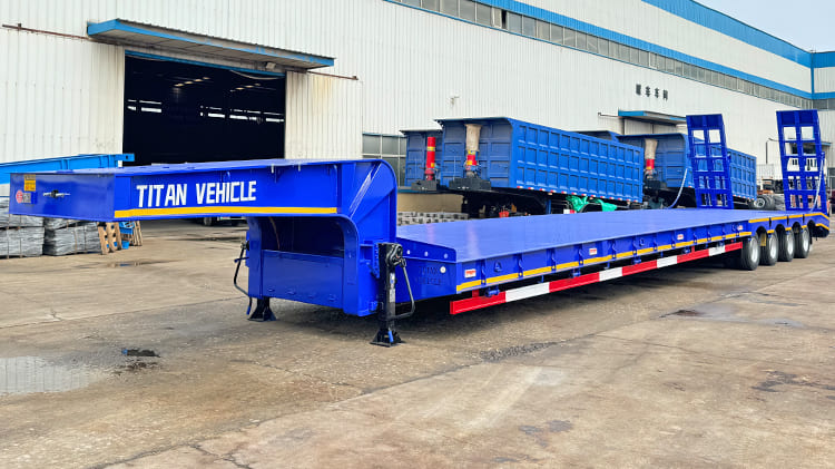 Low Low Bed Lorry Tractor Trailer for Sale in Sierra Leone