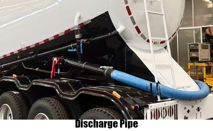 Silo Bulk Cement Tank Trailer Truck in Sierra Leone