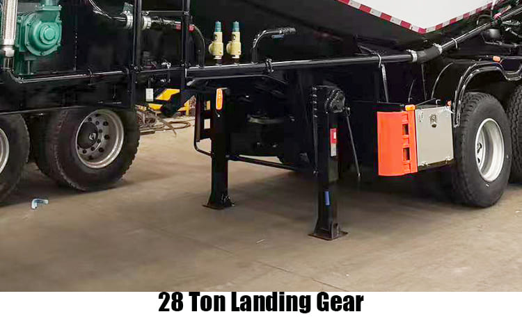 Silo Bulk Cement Tank Trailer Truck in Sierra Leone