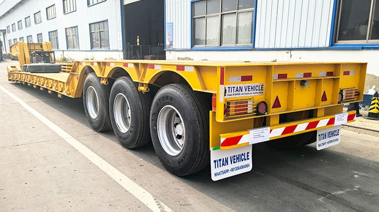 70 Ton Gooseneck Lowboy Trailer Truck for Sale in Sierra Leone