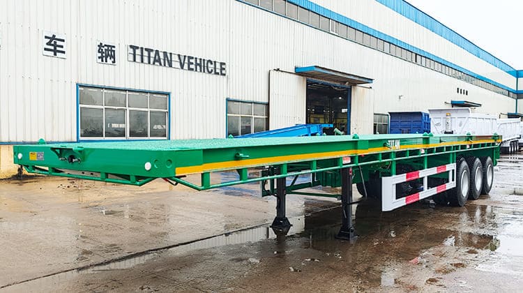 Heavy Duty 3 Axle Flatbed Trailer Prices for Sale in Sierra Leone