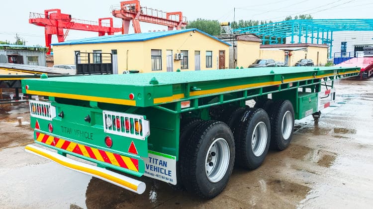 Heavy Duty 3 Axle Flatbed Trailer Prices for Sale in Sierra Leone