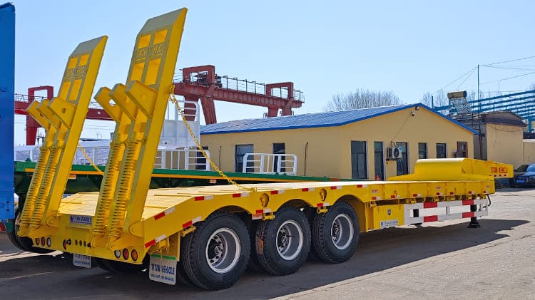 Low Bed Tractor Trailer Truck Lorry Size Dimensions Price for Sale in Sierra Leone