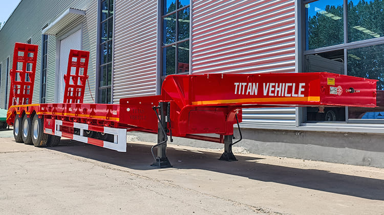 Low Loader Truck | Step Drop Deck Trailer for Sale in Sierra Leone