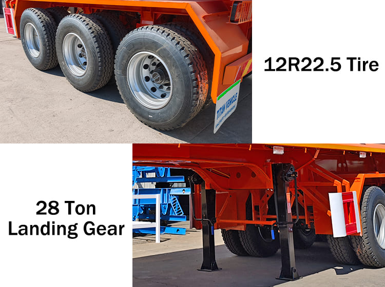 Hydraulic End Dumper Truck Trailers for Sale in Sierra Leone