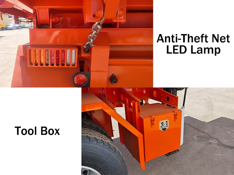 Hydraulic End Dumper Truck Trailers for Sale in Sierra Leone