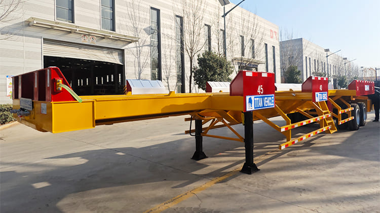 Terminal Container Chassis Semi Trailer in Sierra Leone