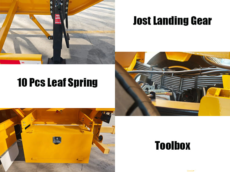 Terminal Container Chassis Semi Trailer in Sierra Leone