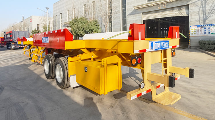 Terminal Container Chassis Semi Trailer in Sierra Leone
