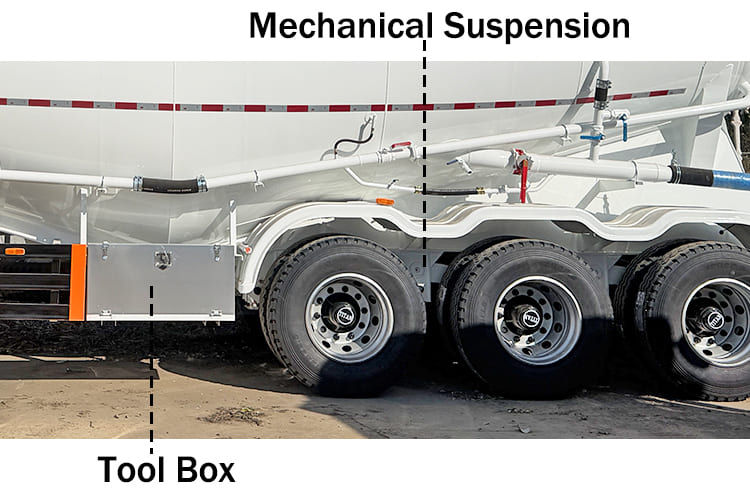 42CBM Cement Bulker Trailer Carrier for Sale in Sierra Leone