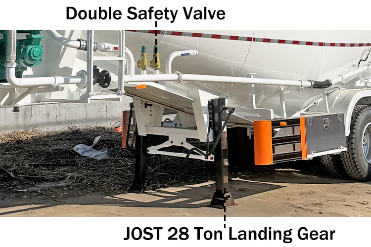 42CBM Cement Bulker Trailer Carrier for Sale in Sierra Leone