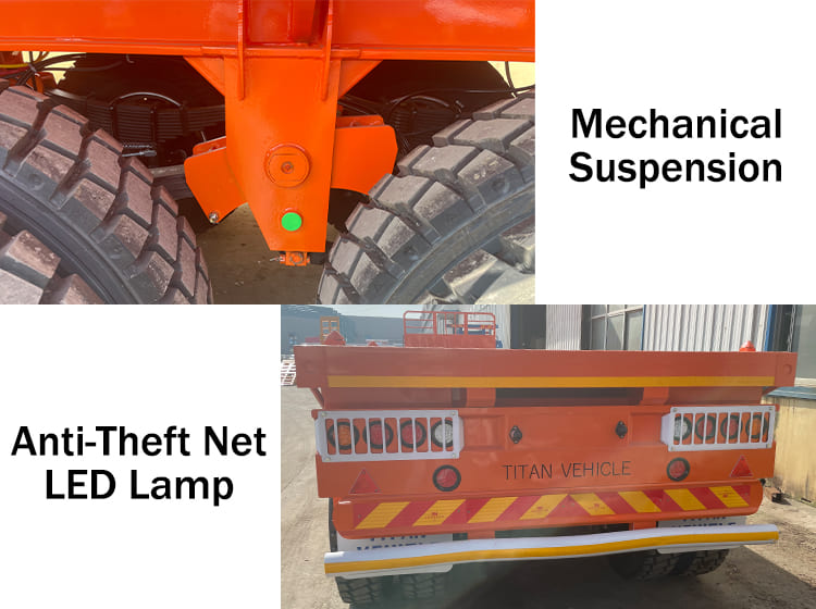 3 Axle Heavy Duty Flatbed Trailer for Sale in Sierra Leone