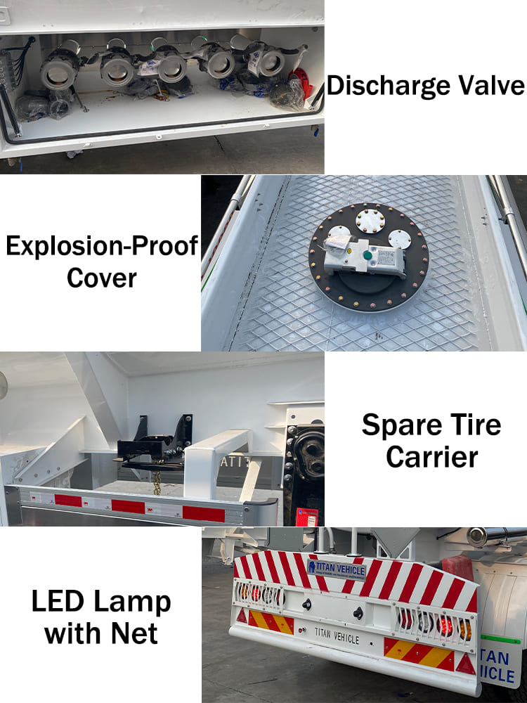45000L 3 Axle Diesel Fuel Tanker for Sale in Sierra Leone