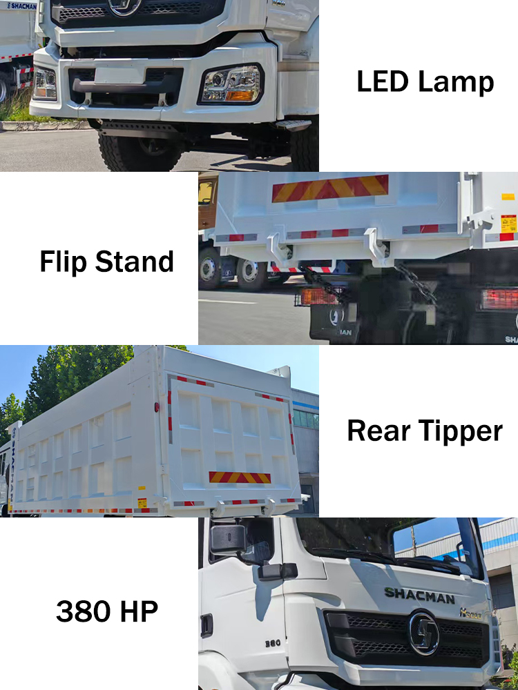 SHACMAN H3000 380HP Dump Truck for Sale in Sierra Leone (6)