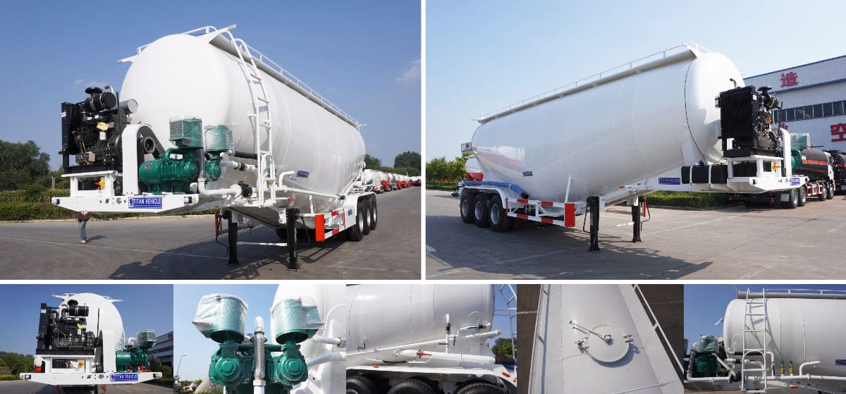 Cement Bulker Trailer for Sale in Sierria Leone