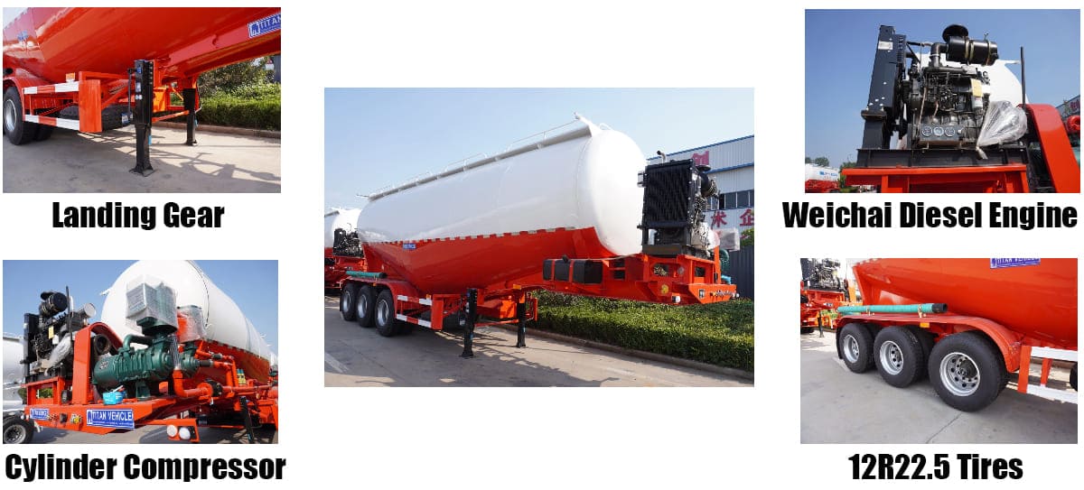 Cement Bulker Trailer for Sale in Sierria Leone