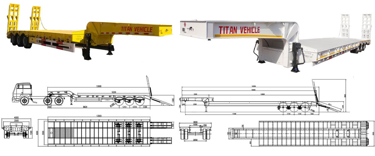 Lowbed Trailer Price for Sale in Sierra Leone