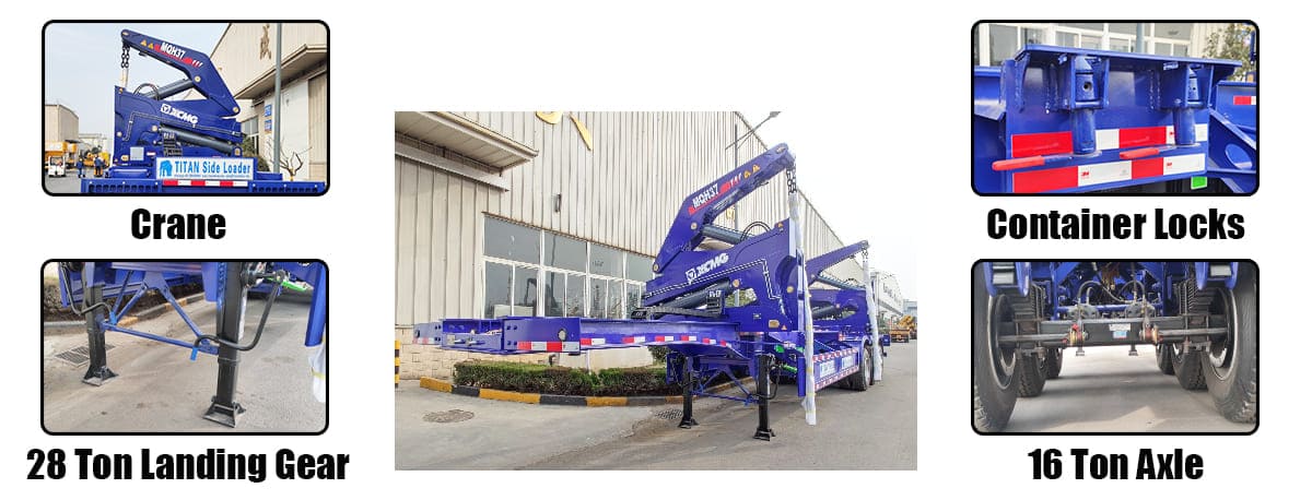 Side Loader Truck Trailer  Side Loader Container Truck for Sale in Sierra Leone