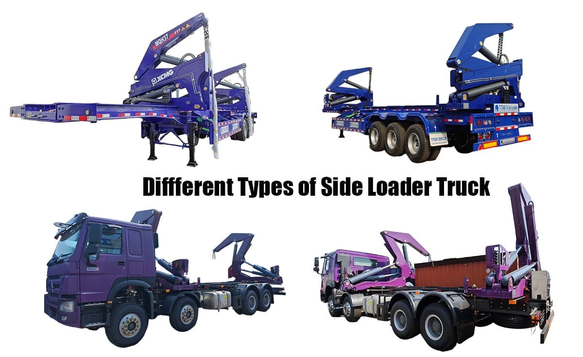 Side Loader Truck Trailer  Side Loader Container Truck for Sale in Sierra Leone