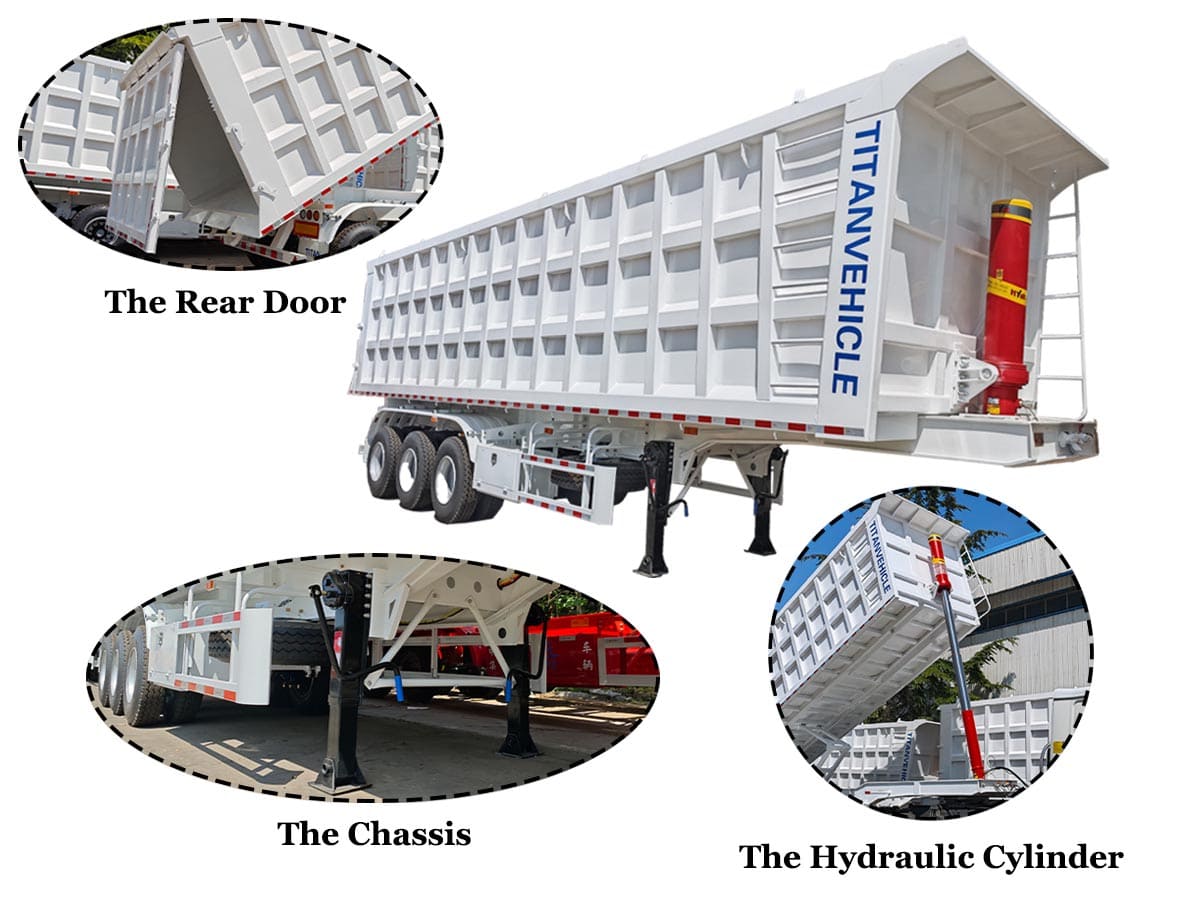 End Dump Trailer for Sale in Sierra Leone