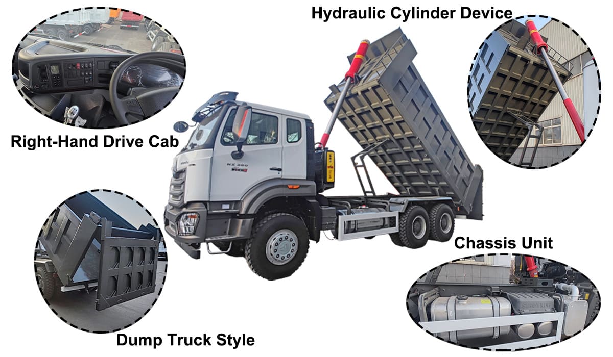 Sinotruk Howo Dump Truck Price for Sale in Sierra Leone