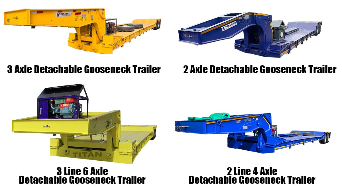 Detachable Gooseneck Trailer for Sale in Sierra Leone