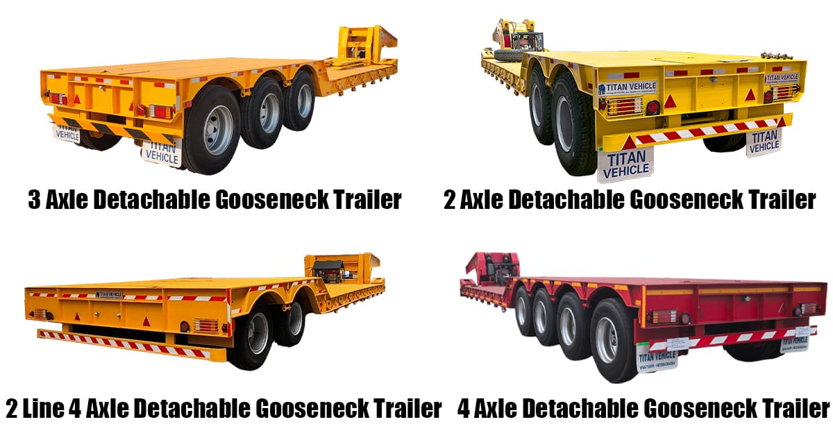 Detachable Gooseneck Trailer for Sale in Sierra Leone