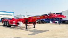  3 Axle Container Skeletal Trailer