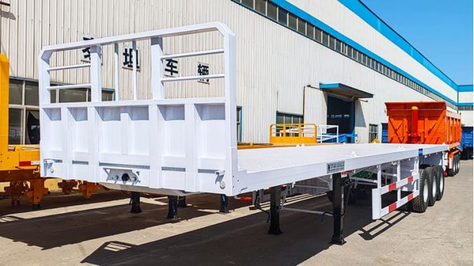 3 Axle Flatbed Trailer