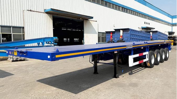 4 Axle Flatbed Trailer