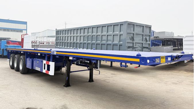 Tri Axle Flatbed Trailer
