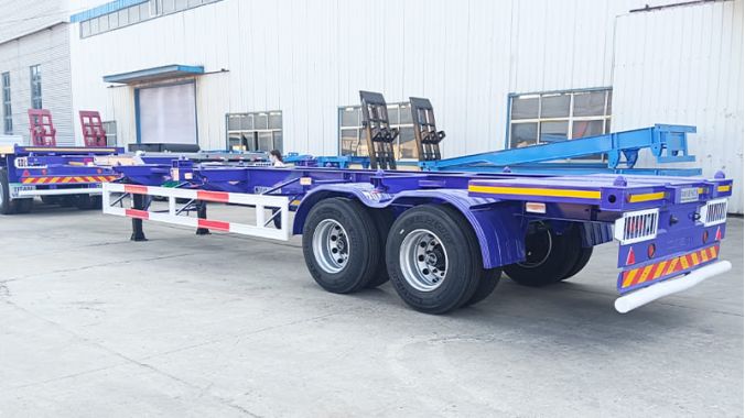 2 Axle Container Chassis Trailer
