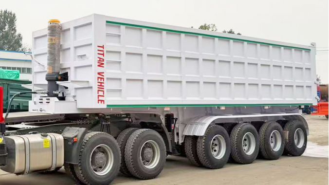 4 Axle End Dumper Trailer