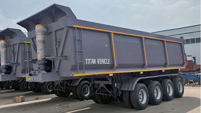 80 Ton End Dump Trailer