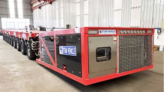 Self Propelled Modular Trailer