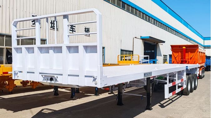 40 Ft Flat Bed Semi Trailer