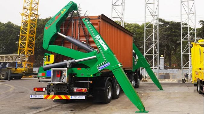 37 Ton Container Side Loader Truck