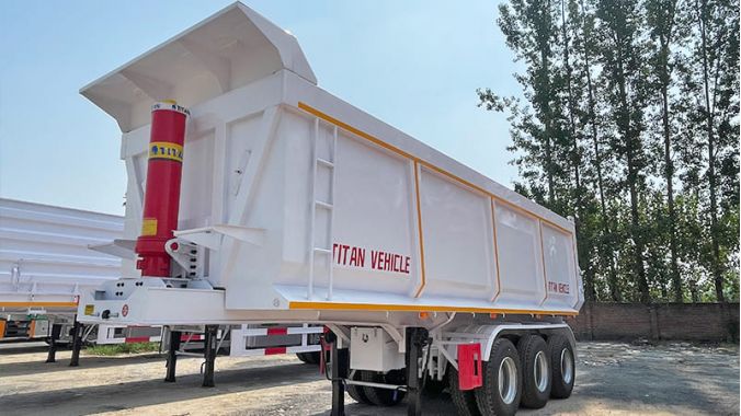 Semi Truck Dump Trailer