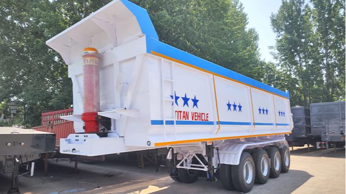 4 Axle Hydraulic Dump Trailer