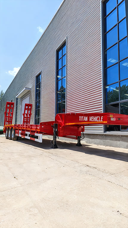 Low Loader Truck | Step Drop Deck Trailer for Sale in Sierra Leone
